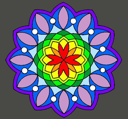 Dibujo Mandala 20 pintado por Sofia2010