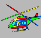 Dibujo Helicóptero  pintado por eli2