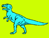 Dibujo Tiranosaurus Rex pintado por ALEXrojas2006