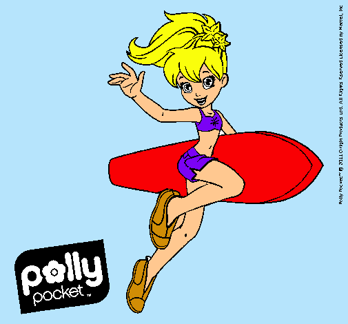 Dibujo Polly Pocket 3 pintado por sandraymaria