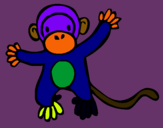 Dibujo Mono pintado por katica