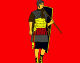 Dibujo Soldado romano pintado por jose1435