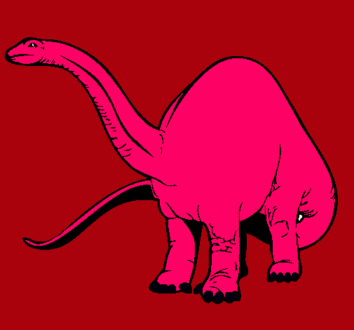 Dibujo Braquiosaurio II pintado por fridalimon