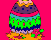 Dibujo Huevo de pascua 2 pintado por guapota