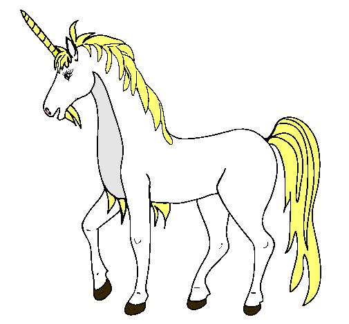 Dibujo Unicornio II pintado por arell