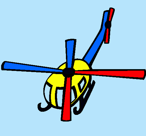 Dibujo Helicóptero V pintado por messi7
