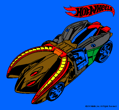 Dibujo Hot Wheels 7 pintado por Matikun