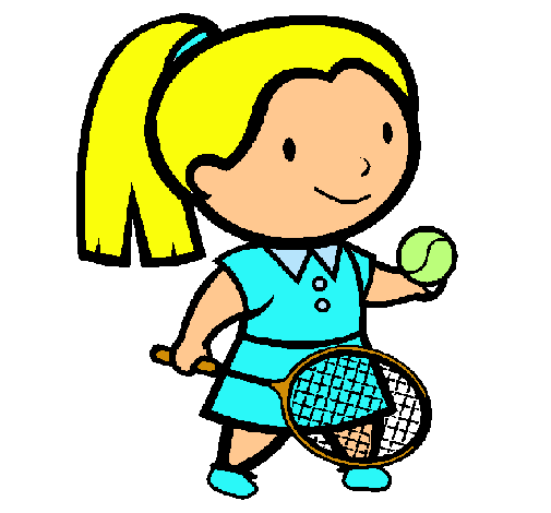 Dibujo Chica tenista pintado por txanahy