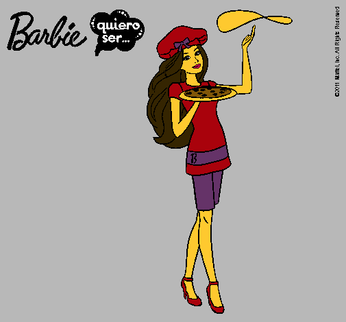 Dibujo Barbie cocinera pintado por Angyyy