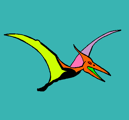 Dibujo Pterodáctilo pintado por sanpier