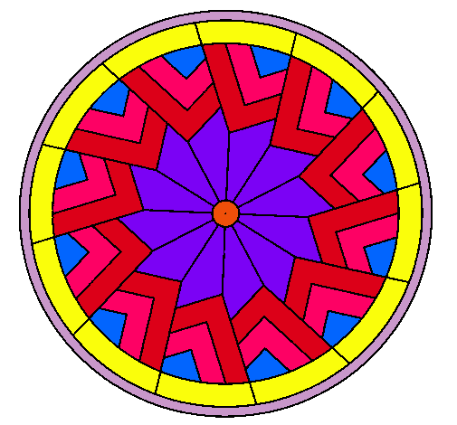 Dibujo Mandala 24 pintado por nallely123