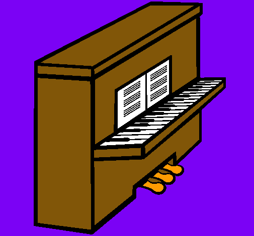 Dibujo Piano pintado por robertogp