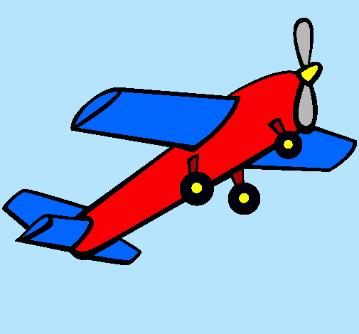 Dibujo Avión de juguete pintado por messi7