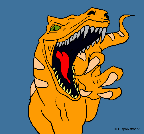 Dibujo Velociraptor II pintado por DANIEBARCO