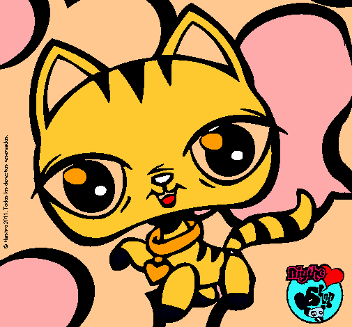 Dibujo Gatito Littlest Pet Shop pintado por kiitytha