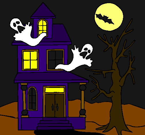 Dibujo Casa fantansma pintado por LadronaRk