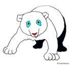 Dibujo Oso panda pintado por shamira 