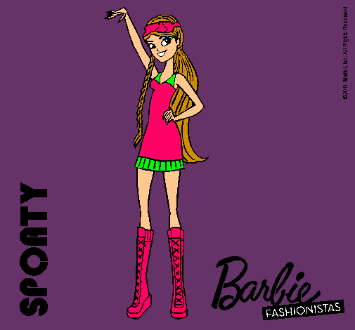 Dibujo Barbie Fashionista 4 pintado por laylap9