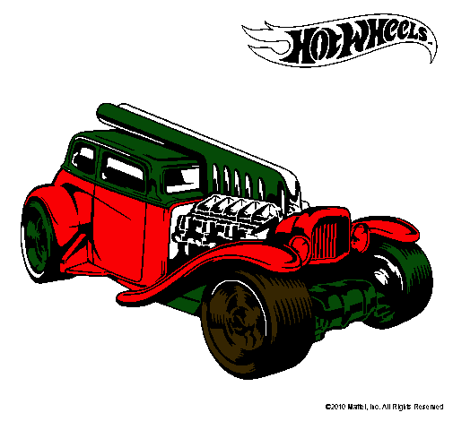 Dibujo Hot Wheels 6 pintado por MaxiZat