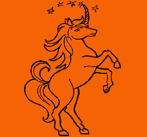 Dibujo Unicornio pintado por razzi16