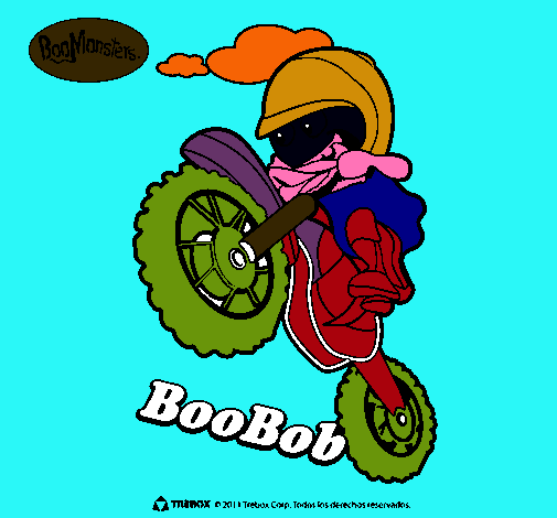 Dibujo BooBob pintado por sanpier