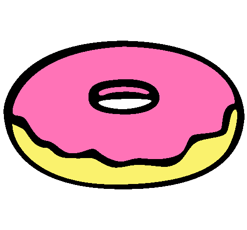 Dibujo de Donuts pintado por Dona en Dibujos.net el día 08-01-12 a las