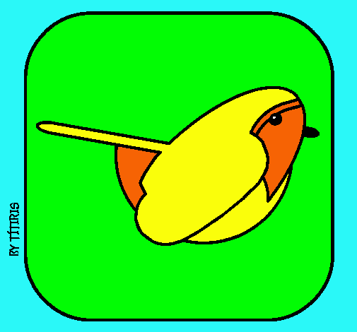 Dibujo Pájaro II pintado por desy
