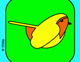 Dibujo Pájaro II pintado por desy