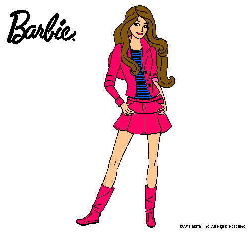 Dibujo Barbie juvenil pintado por lachiky_22