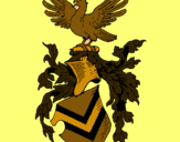 Dibujo Escudo de armas y aguila  pintado por louisa