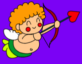 Dibujo Cupido pintado por luiscordova