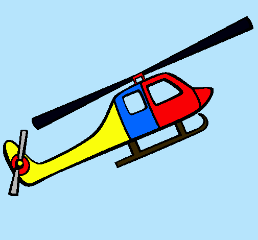 Dibujo Helicóptero de juguete pintado por messi7