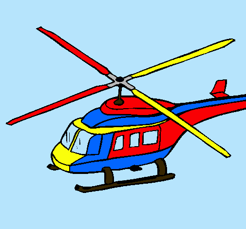 Dibujo Helicóptero  pintado por messi7