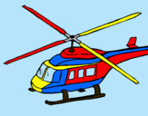 Dibujo Helicóptero  pintado por messi7