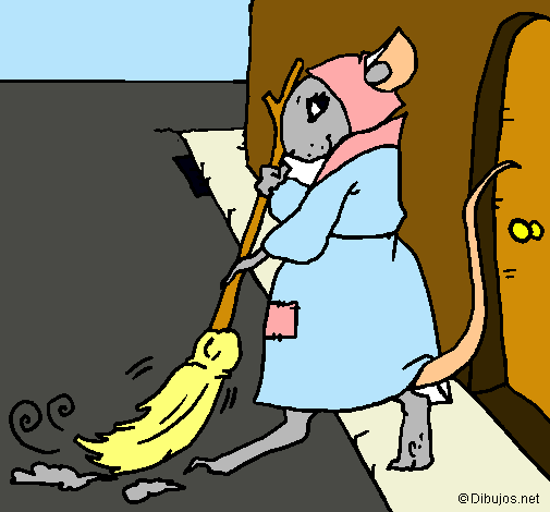 Dibujo La ratita presumida 1 pintado por lauramj4ever