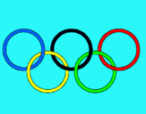 Dibujo Anillas de los juegos olimpícos pintado por carlivchia