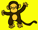 Dibujo Mono pintado por anacleta