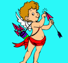 Dibujo Cupido pintado por yjfjrtjryj