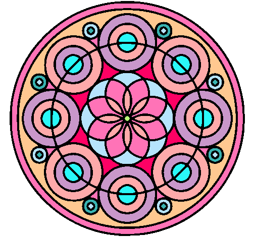 Dibujo Mandala 35 pintado por xiimee