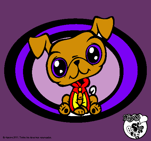 Dibujo Perrito Littlest Pet Shop pintado por xantam