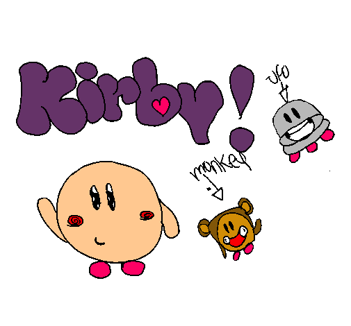 Dibujo Kirby 4 pintado por TITOLEMAIRE