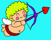 Dibujo Cupido pintado por andibu