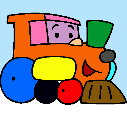 Dibujo Tren pintado por AntonioCE