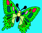 Dibujo Mariposa pintado por javierabri