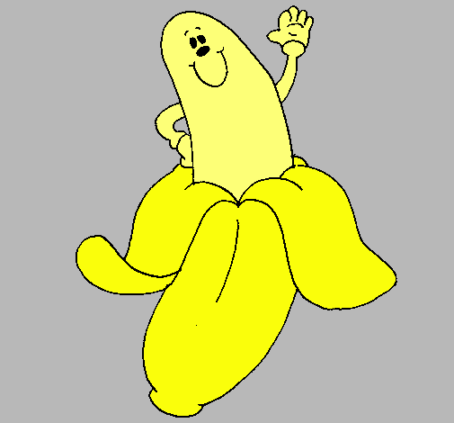 Dibujo Banana pintado por ccoonnyy