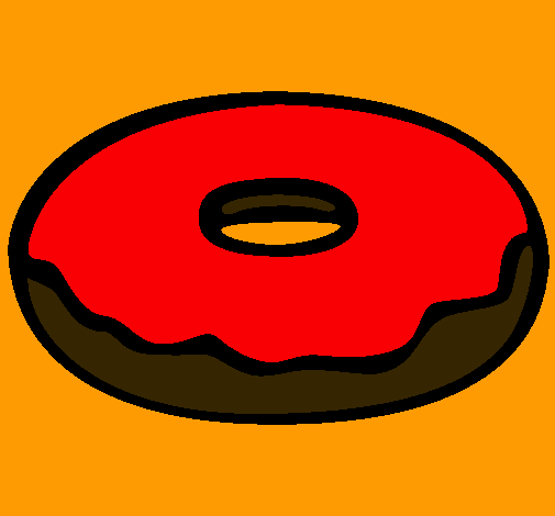 Dibujo Donuts pintado por caen
