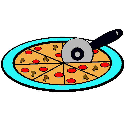 Dibujo Pizza pintado por sttaar