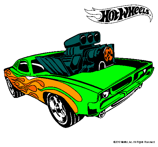 Dibujo Hot Wheels 11 pintado por hugomvp