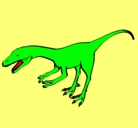 Dibujo Velociraptor II pintado por santtiago