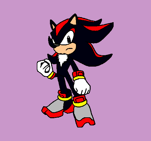 Dibujo Sonic pintado por luisis